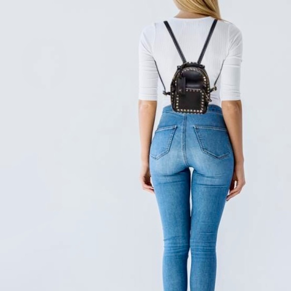 Valentino Garavani mini rockstud backpack main image 7